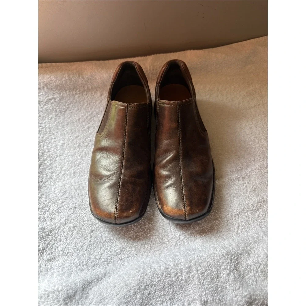 Cole Haan Zeno Men's Size US 9 Brown Leather Slip On Loafer Shoes C07486
